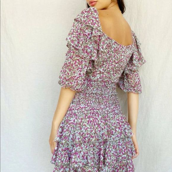 Women’s Layered Ruffle Dress - Picture 13 of 15